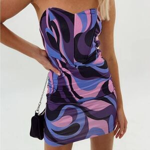 Princess Polly Strapless Mini Dress NWT